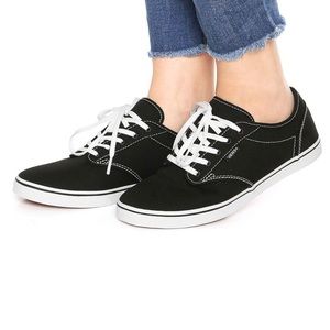 Vans' Women's Lace Up Sneaker Blk/Wht Sz 9